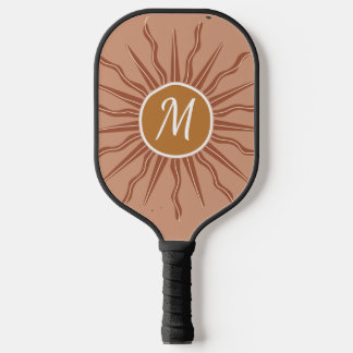 Raquette De Pickleball Pagaie De Pickleball Initale Personnalisée De Boho