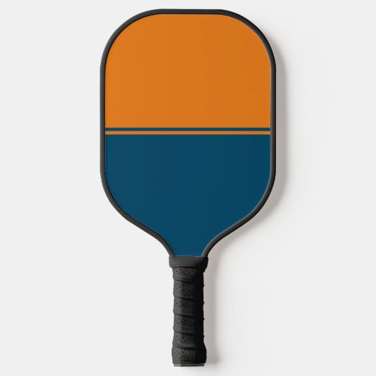 Raquette De Pickleball Pagaie de Pickleball Orange et Bleu (Recto)