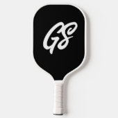 Raquette De Pickleball Pagaie de Pickleball personnalisée avec initiales  (Verso)