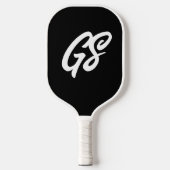 Raquette De Pickleball Pagaie de Pickleball personnalisée avec initiales  (Recto)