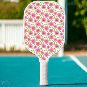 Raquette De Pickleball Pagaie De Pickleball Preppy Avec Marguerites Roses