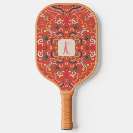 Raquette De Pickleball Pagaie de Pickleball Retro Preppy personnalisée (Recto)