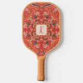 Raquette De Pickleball Pagaie de Pickleball Retro Preppy personnalisée (Verso)
