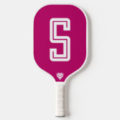 Raquette De Pickleball Pagaie de Pickleball rose chaud moderne (Recto)
