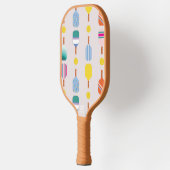 Raquette De Pickleball Pagaie De Pickleball Rose Et Lumineux Moderne (Gauche)