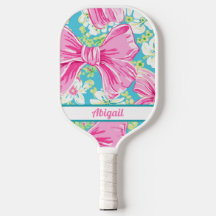Pagaie de Pickleball Rose Preppy personnalisée