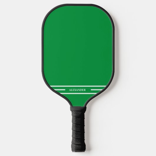 Raquette De Pickleball Pagaie de Pickleball Vert et Blanc Printemps avec (Recto)
