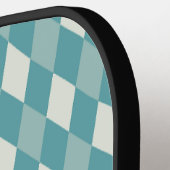 Raquette De Pickleball Pagaie de Pickleball Vert Herrignbone (Détail gauche)