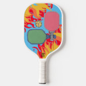 Raquette De Pickleball Pagaie flamboyante (Verso)