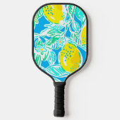 Raquette De Pickleball Pagaie initiale de pickleball Preppy Blue Lemon (Verso)