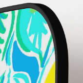 Raquette De Pickleball Pagaie initiale de pickleball Preppy Blue Lemon (Détail gauche)