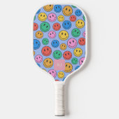 Raquette De Pickleball Pagaie initiale personnalisée Smiley Face (Recto)
