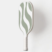Raquette De Pickleball Pagaie moderne de Pickleball gris vert blanc (Gauche)