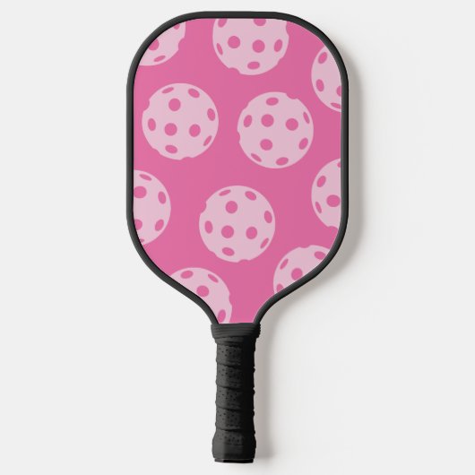 Raquette De Pickleball Pagaie Motif Pickleball Pink Light (Verso)