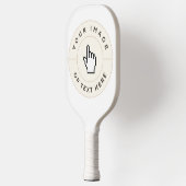 Raquette De Pickleball Pagaie Personnalisée - Blanc (Gauche)
