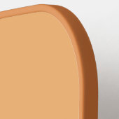 Raquette De Pickleball Pagaie simple couleur bronze avec nom (Détail gauche)