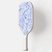 Raquette De Pickleball Pagode de la Chinoiserie Bleue & Blanc (Gauche)