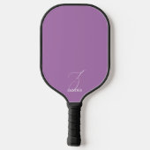Raquette De Pickleball Pale violet Monogramme (Verso)