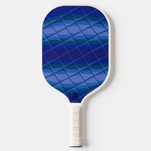 Raquette De Pickleball palette indigo (Recto)