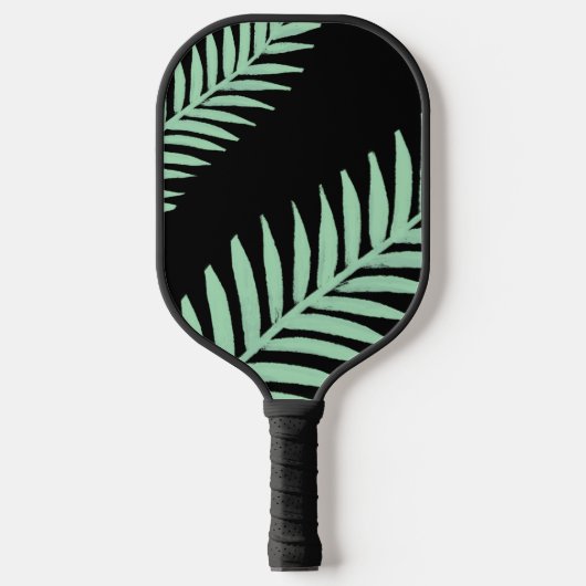 Raquette De Pickleball Palme verte à la menthe (Recto)