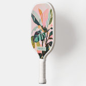 Raquette De Pickleball Palmier Feuille tropical Colorful Botanical (Gauche)
