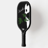 Raquette De Pickleball Panda géant Mange Bambou Nom Noir (Gauche)