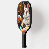 Raquette De Pickleball Panier et oeufs de lapin de Pâques (Gauche)