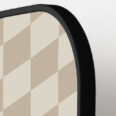 Raquette De Pickleball Panneau de contrôle Brown et beige (Détail gauche)