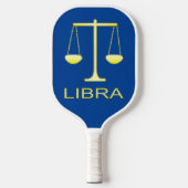 Raquette De Pickleball Panneau étoile Balance dorée de Libra (Recto)