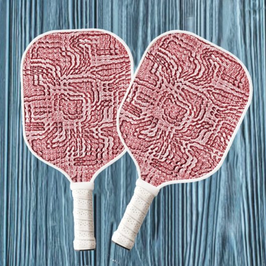 Raquette De Pickleball Panneau Flore rouge