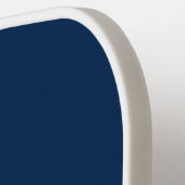 Raquette De Pickleball Papa Custom Date fixe marine bleu moderne (Détail gauche)