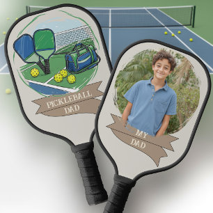 Raquette de Pickleball Papa personnalisée avec pho