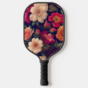 Raquette De Pickleball Papier peint à motifs floraux