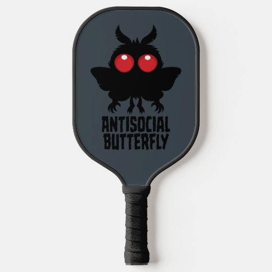 Raquette De Pickleball Papillon Antisocial Mothman Cryptide (Recto)