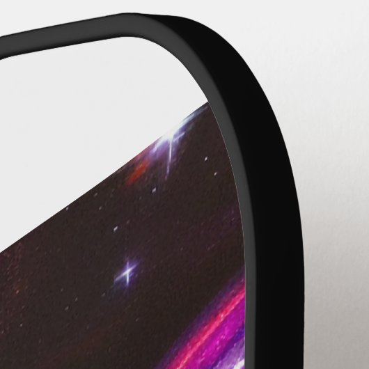 Raquette De Pickleball papillon céleste pour femmes Noir et blanc (Détail gauche)