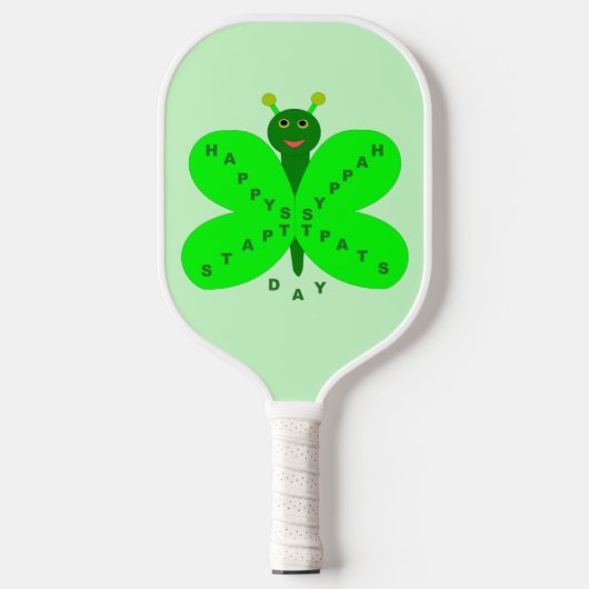 Raquette De Pickleball Papillon de la Saint Patrick (Recto)
