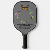 Raquette De Pickleball Papillon monarque (Verso)