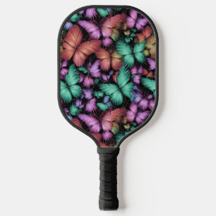 Raquette De Pickleball Papillons colorés Imprimer