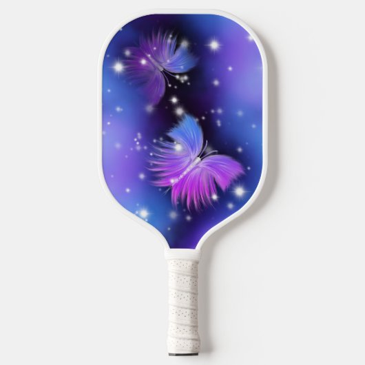 Raquette De Pickleball Papillons de l'Imaginaire spatial Cosmique (Recto)