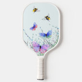 Raquette De Pickleball Papillons et abeilles piloter Pickleball Paddle (Verso)