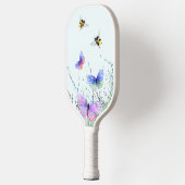 Raquette De Pickleball Papillons et abeilles piloter Pickleball Paddle (Gauche)