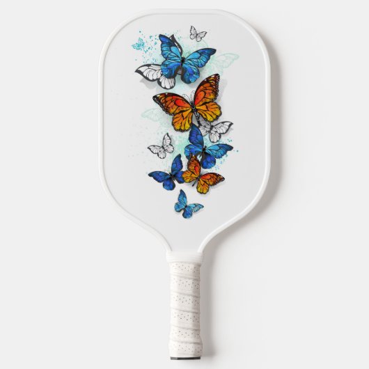 Raquette De Pickleball Papillons volants Morpho et Monarch (Recto)
