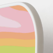 Raquette De Pickleball Pâque arc-en-ciel pastel (Détail gauche)