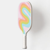 Raquette De Pickleball Pâque arc-en-ciel pastel (Gauche)