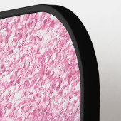 Raquette De Pickleball Parties scintillant Ombre Turquoise rose clair bri (Détail gauche)