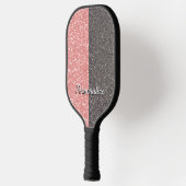 Raquette De Pickleball Parties scintillant rose rose tendance Glam Person (Gauche)