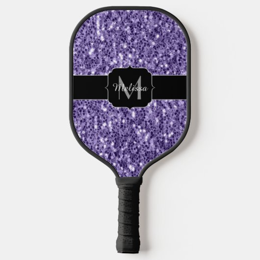 Raquette De Pickleball Parties scintillant violet ultra violet brillant M (Verso)