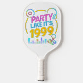 Raquette De Pickleball Party Like It’s 1999®™ – Neon Soundtrack (Verso)