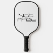 Raquette De Pickleball pas libre (Verso)