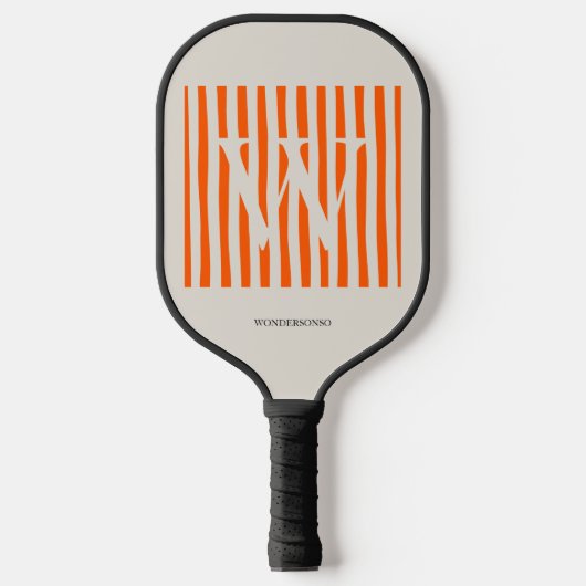 Raquette De Pickleball Pastel Gradient Initial Custom (Recto)